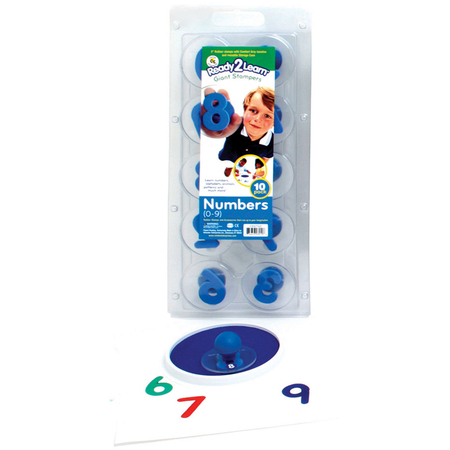 Ready 2 Learn Giant Stampers - Numbers 0-9 - Set of 10 6732